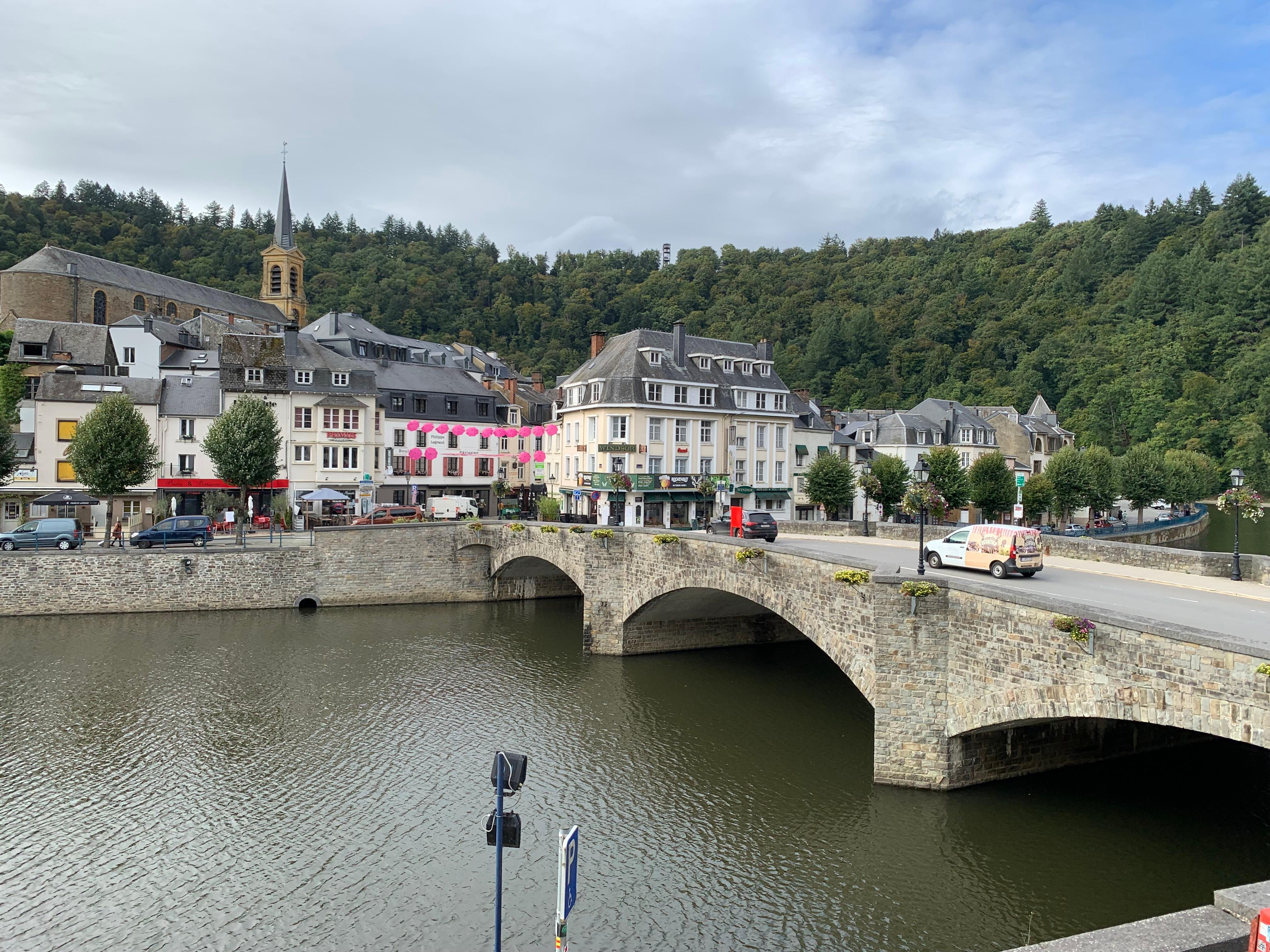 Utsikt från vårt rum. 