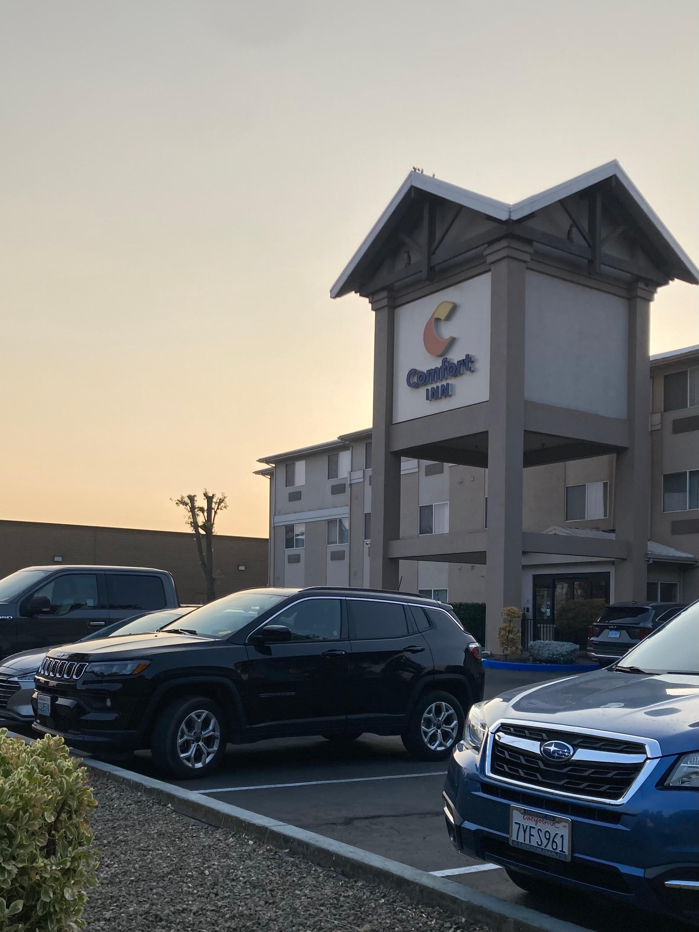 Front of hotel at Sunrise… in Medford,Oregon