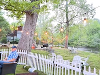 The pub and river