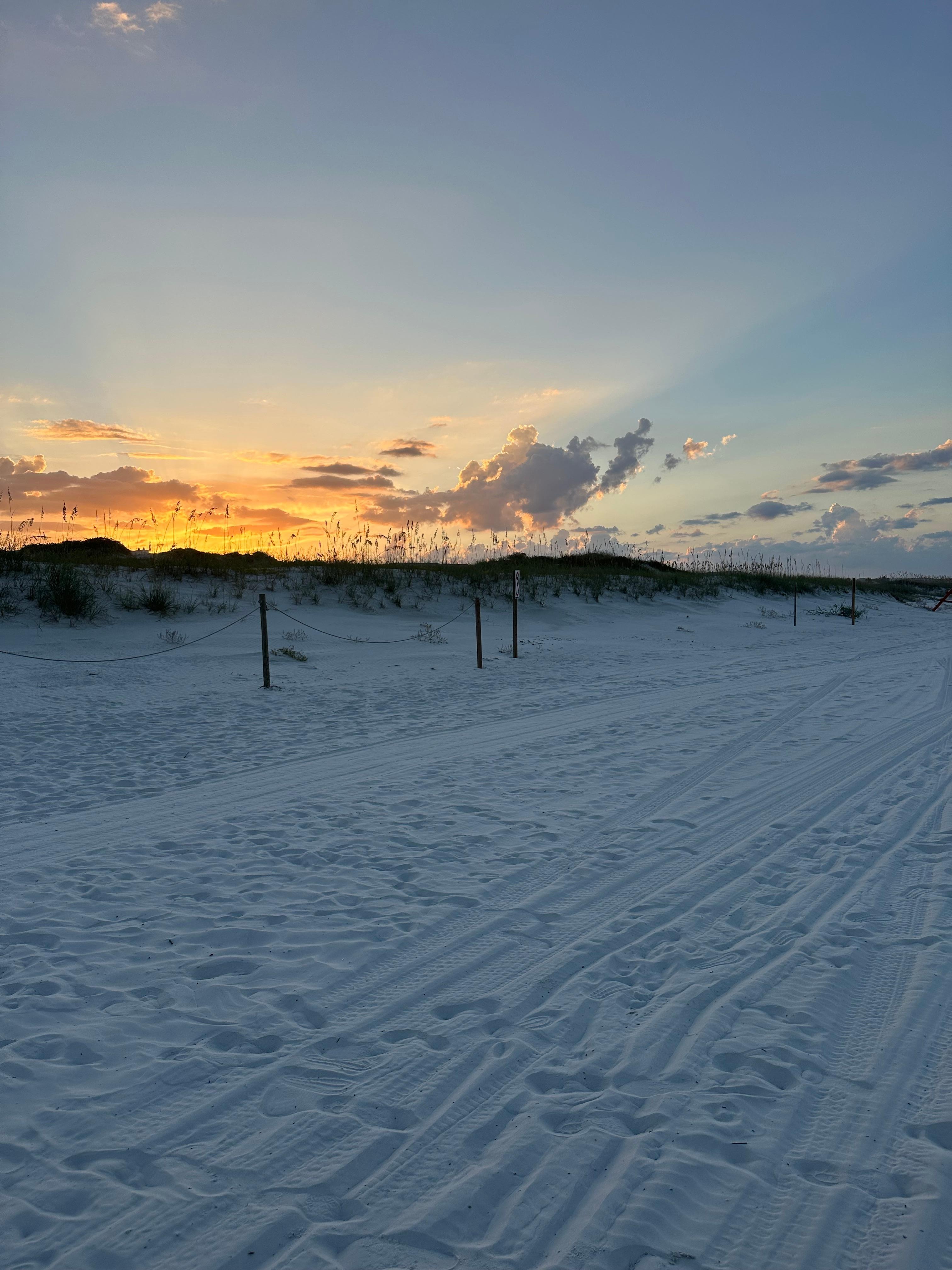 Beach in early evening