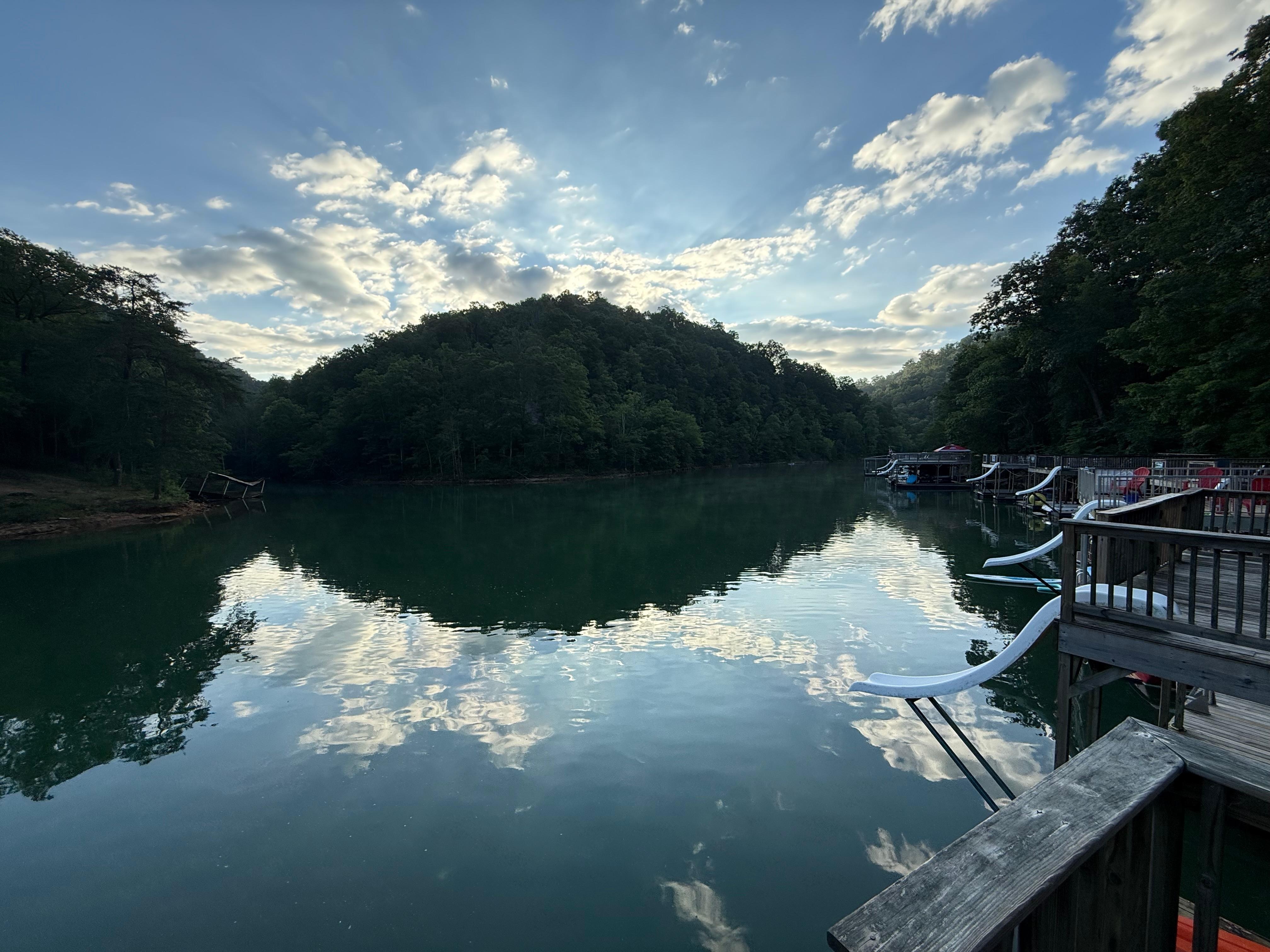 Peaceful morning on the dock