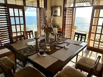 We absolutely loved the open-air dining room