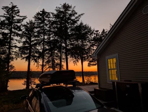 Nature graced us with an amazing show upon our arrival