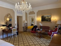 The junior suite was spacious and comfortable