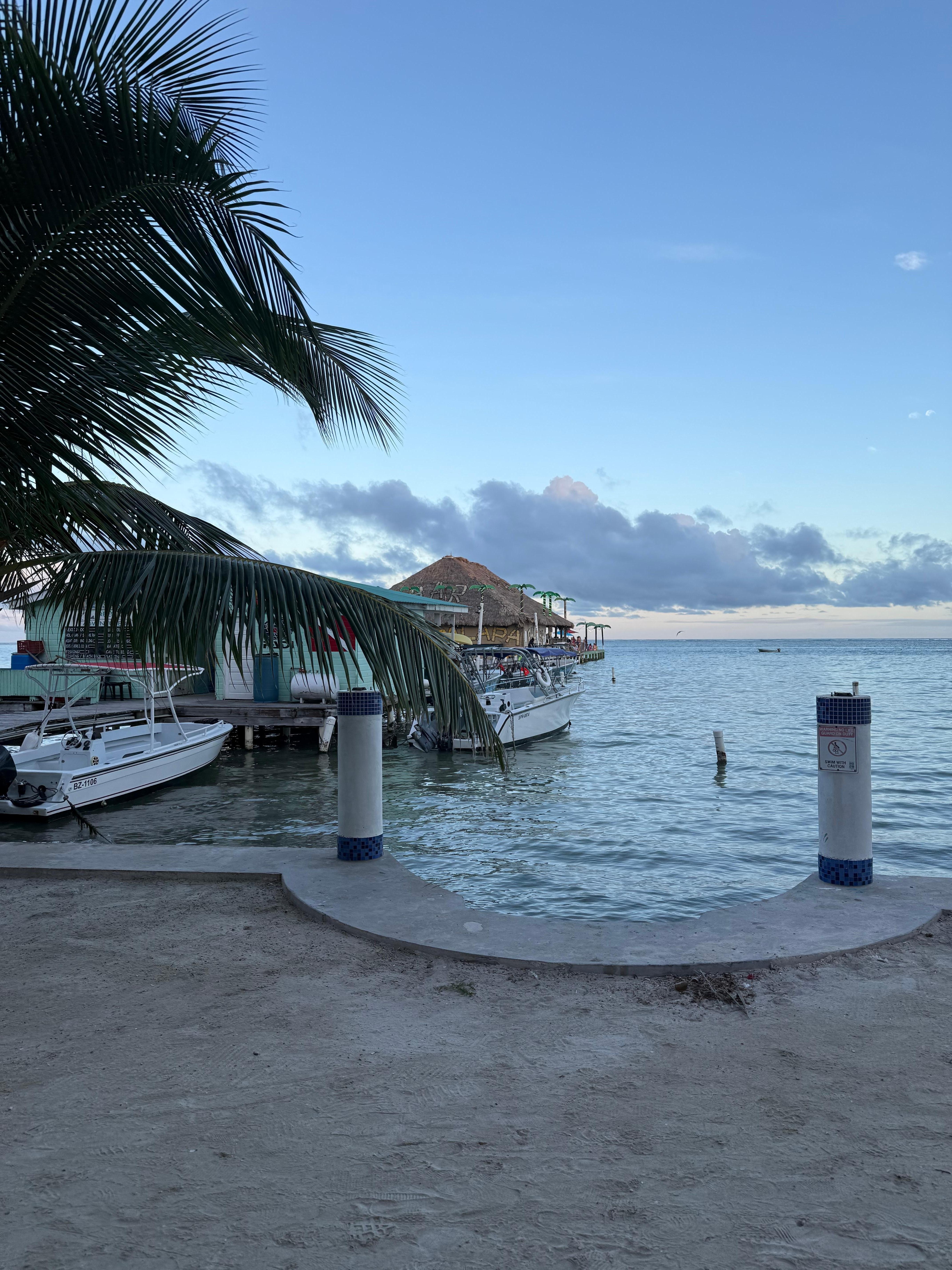 Right outside the property