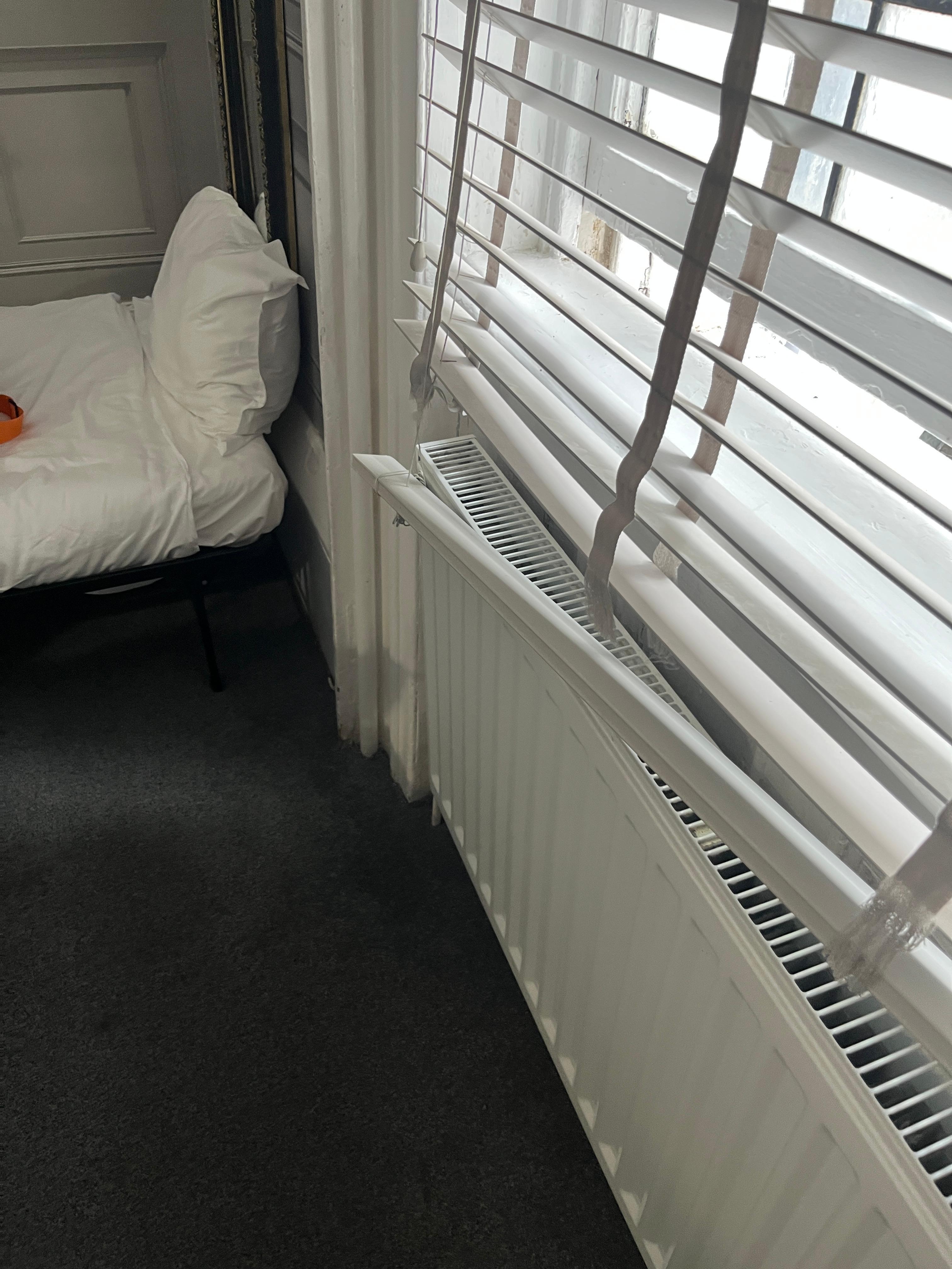 Broken blinds could not even use them