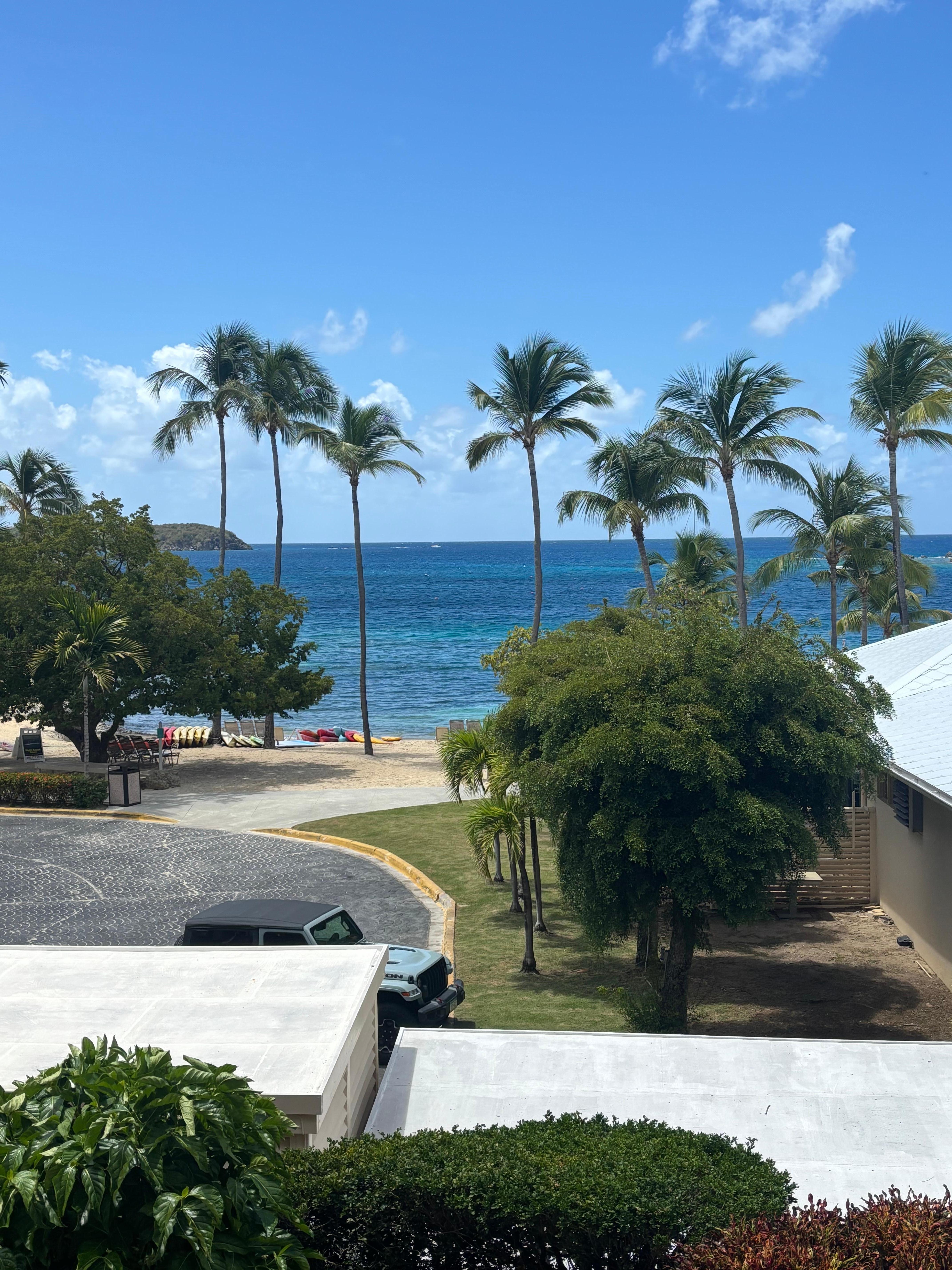 View from one of the three balconies!