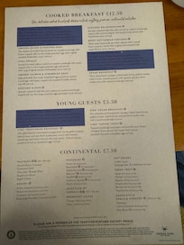 Couldn’t read the blue boxes with dark black print!!