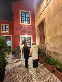 Very good Portuguese restaurant. The police officers suggested we order some thing with bones.