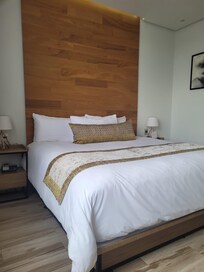 Beautiful clean and spacious room.