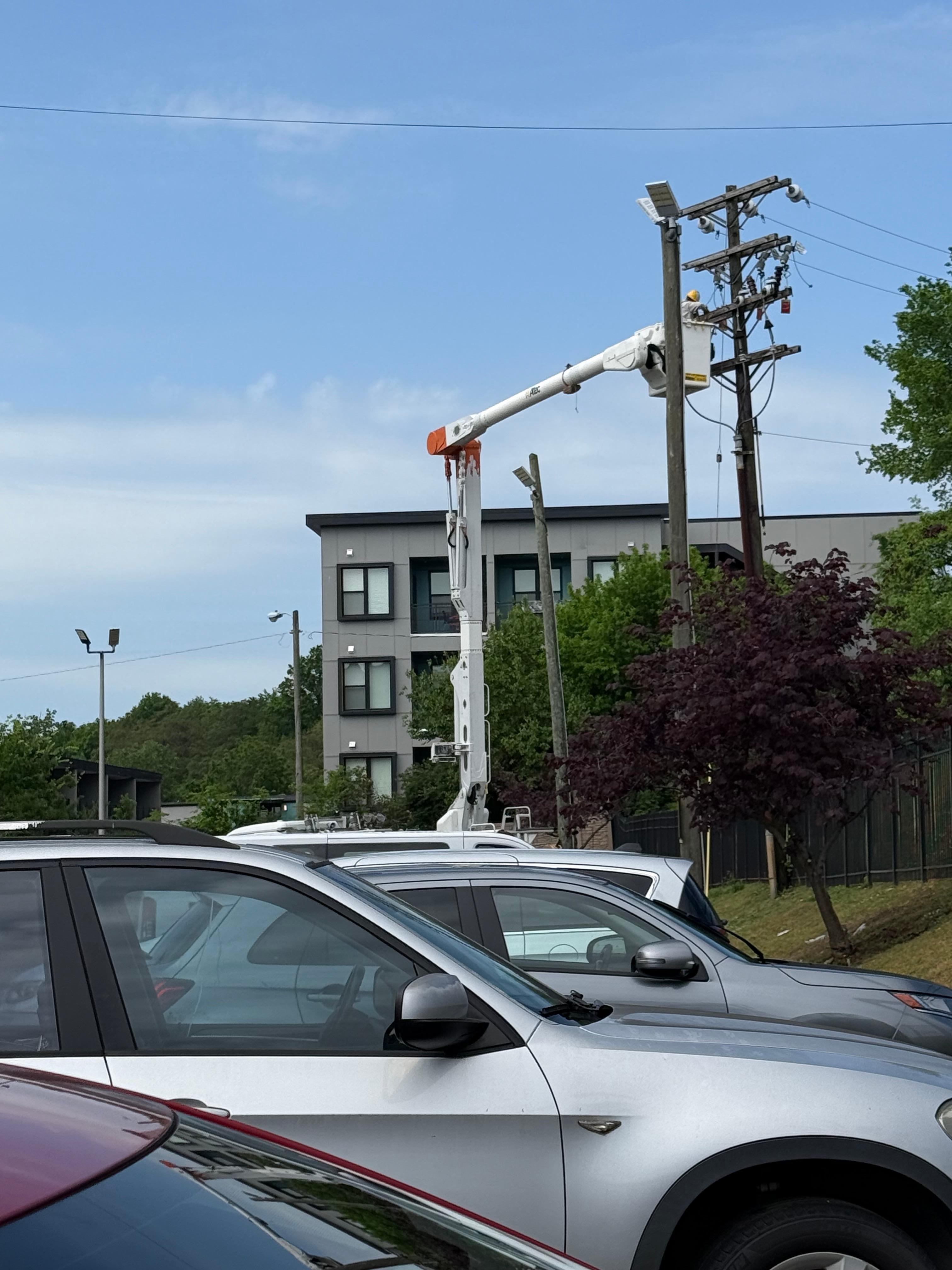 24 hours later before a company was there to try and fix the problem. 