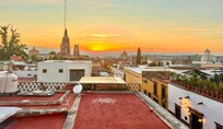 Looking west over San Miguel de Allende at dusk.