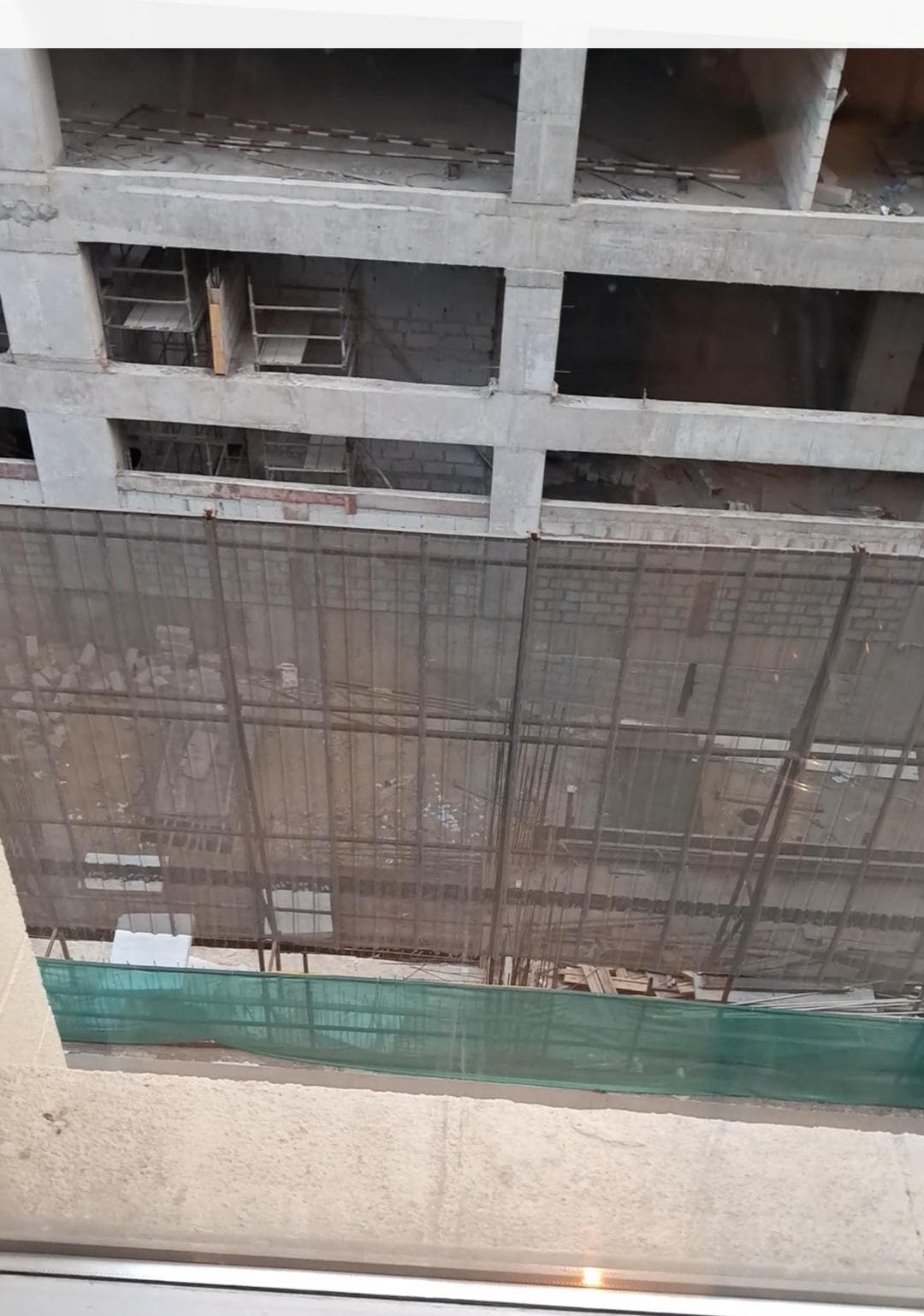 This is the view of the room they wanted me to stay at Holiday Inn Aerocity