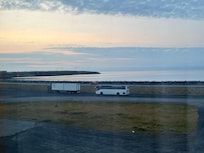 View from our hotel bedroom window