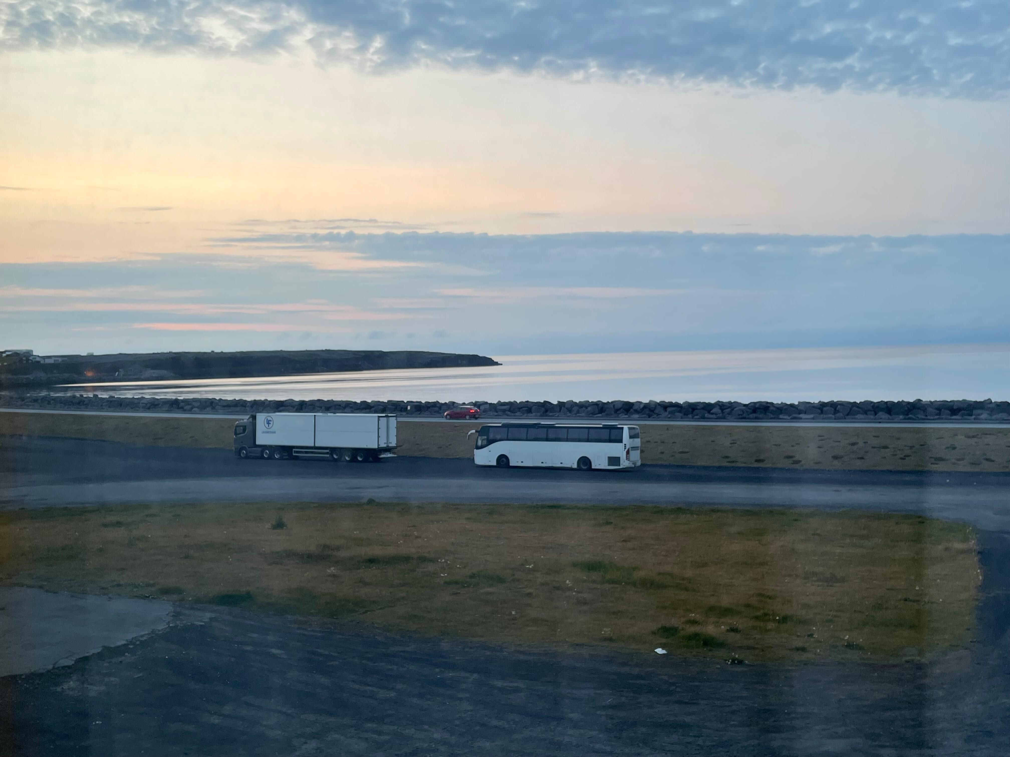 View from our hotel bedroom window