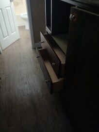 Dresser drawers would not close.