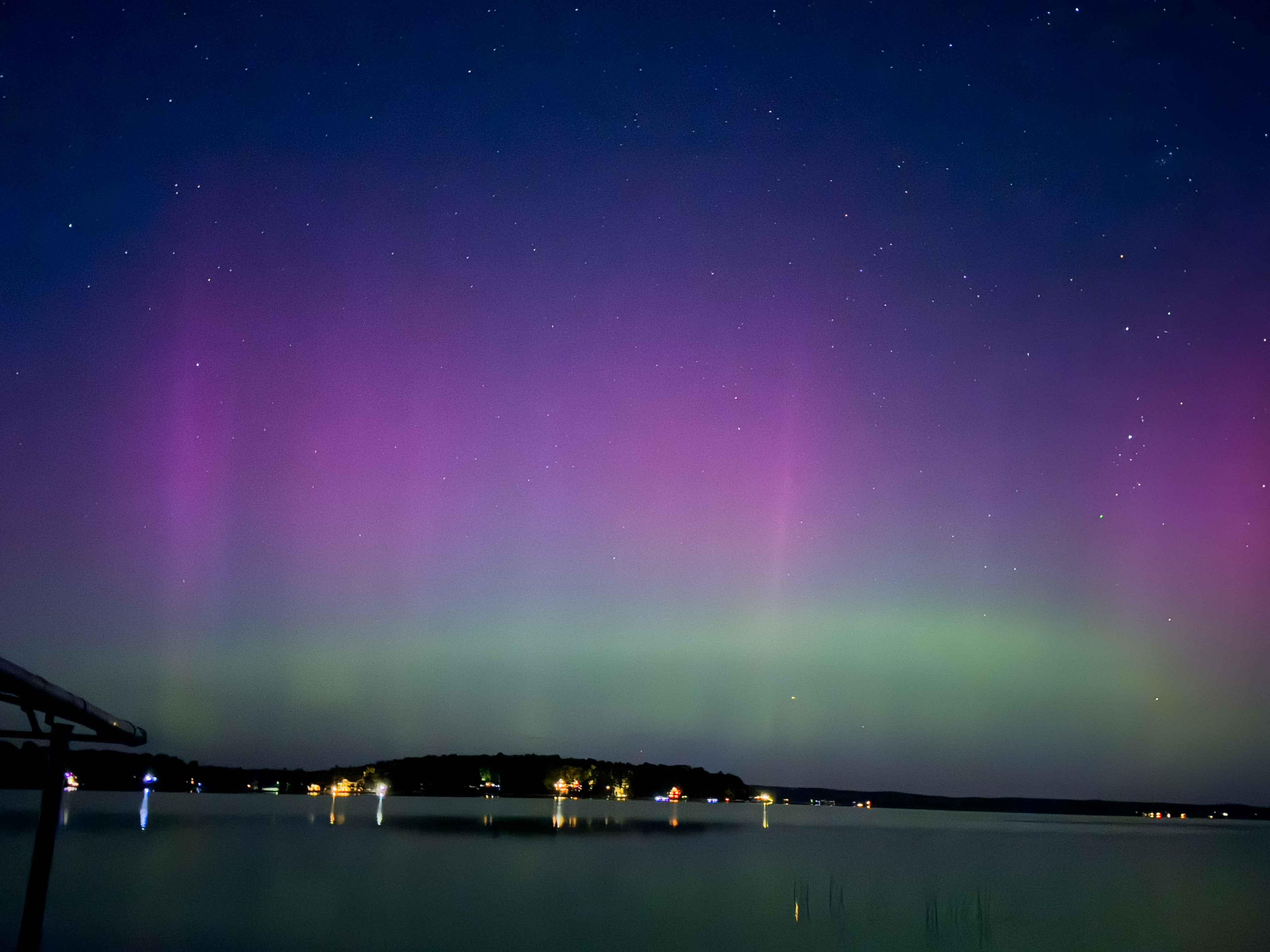Aurora from pier