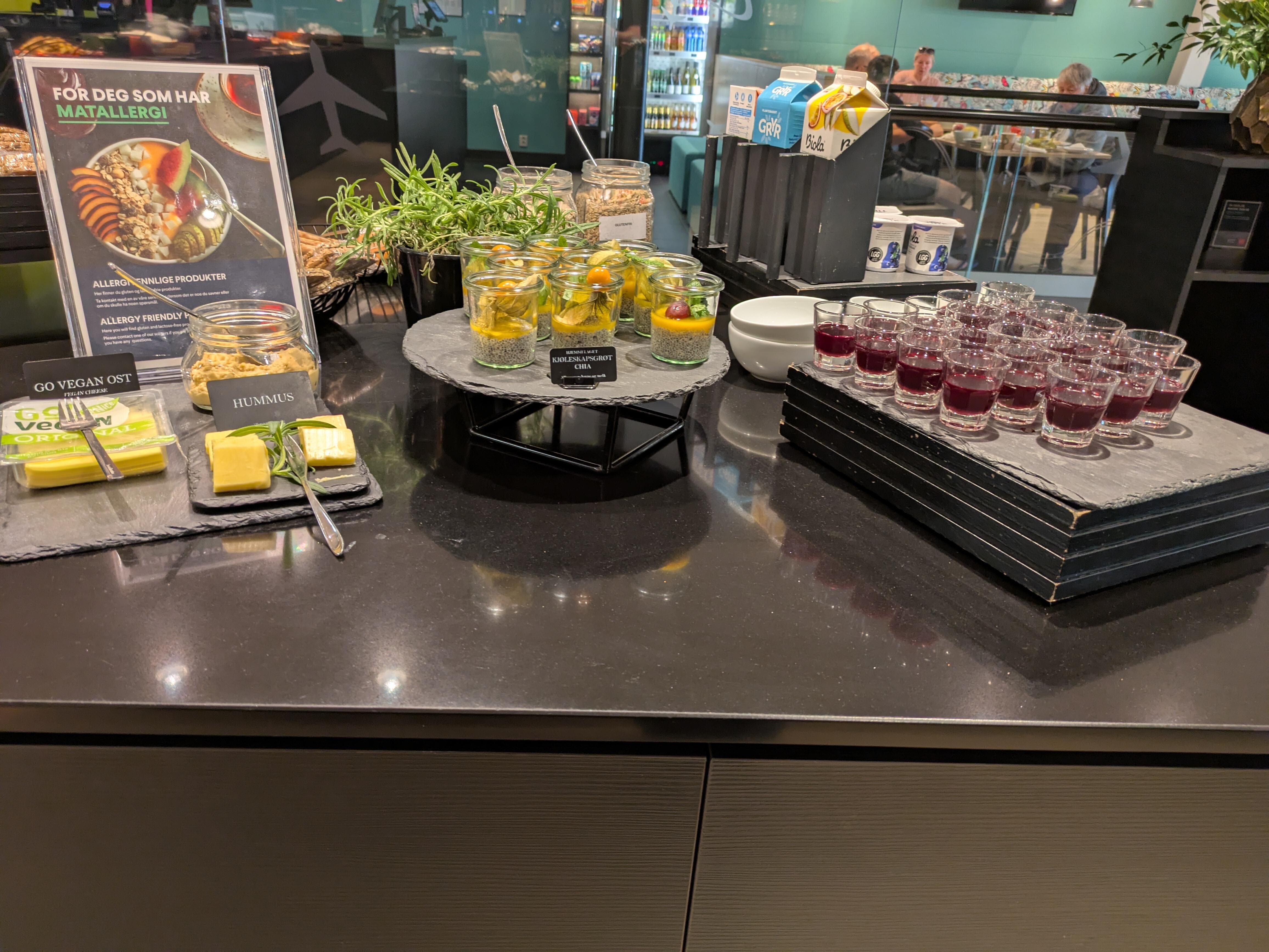 The smoothies and chia shots were a highlight of our trip