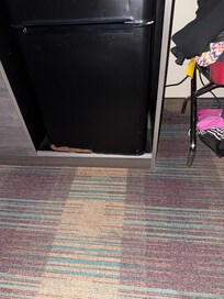 Rust on in room fridge