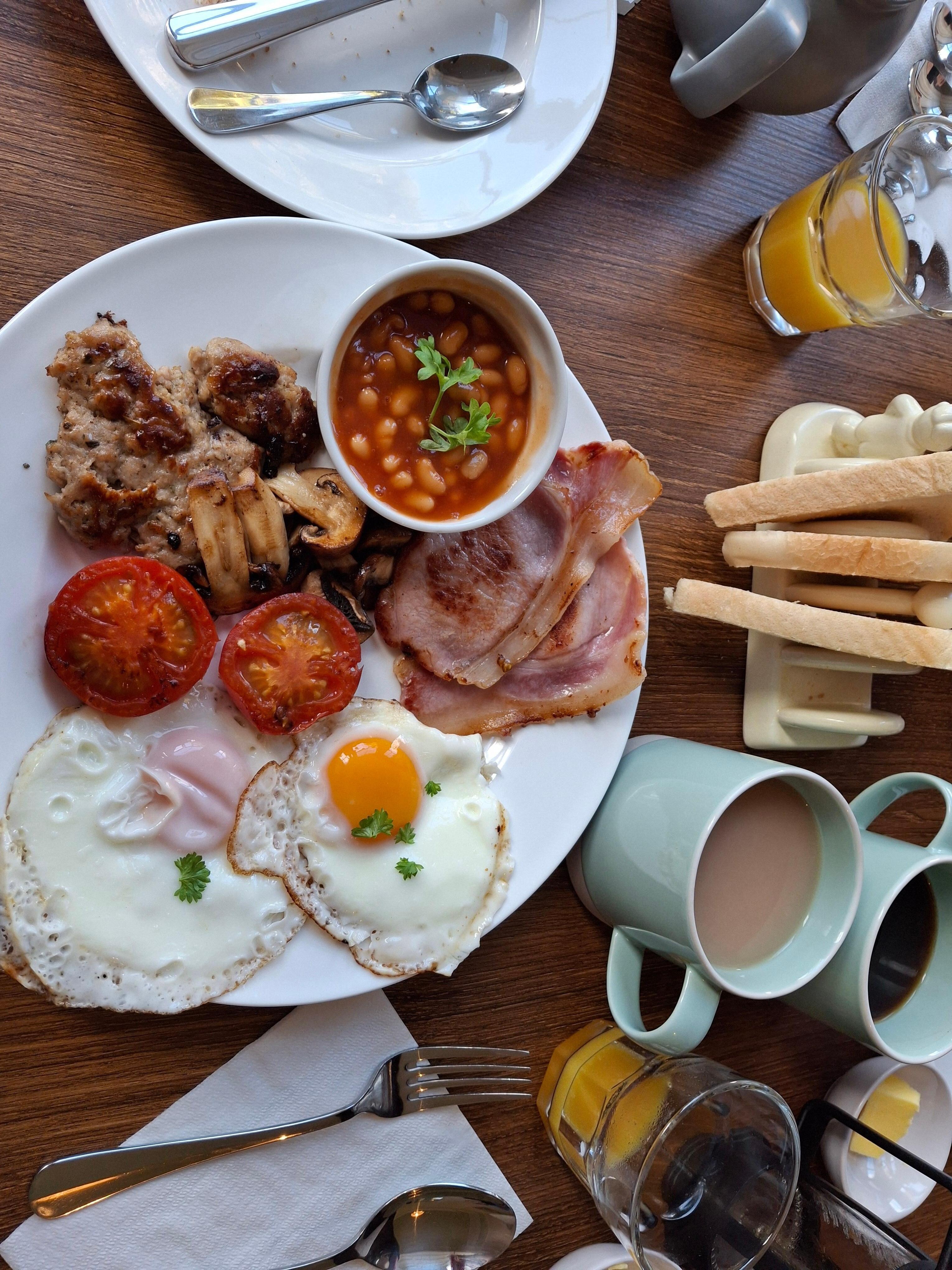 Breakfast was amazing