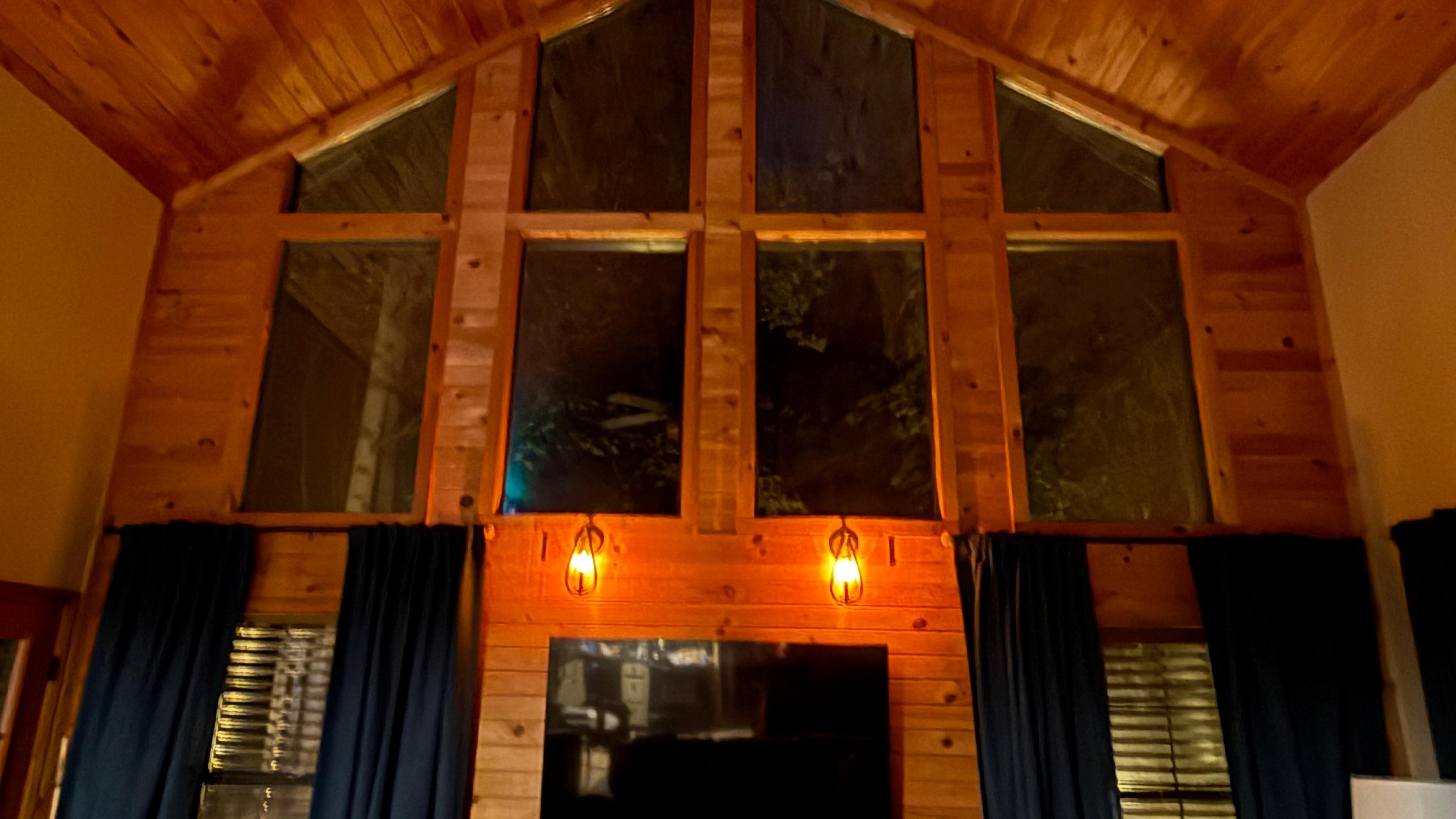 Living room at night… so pretty!