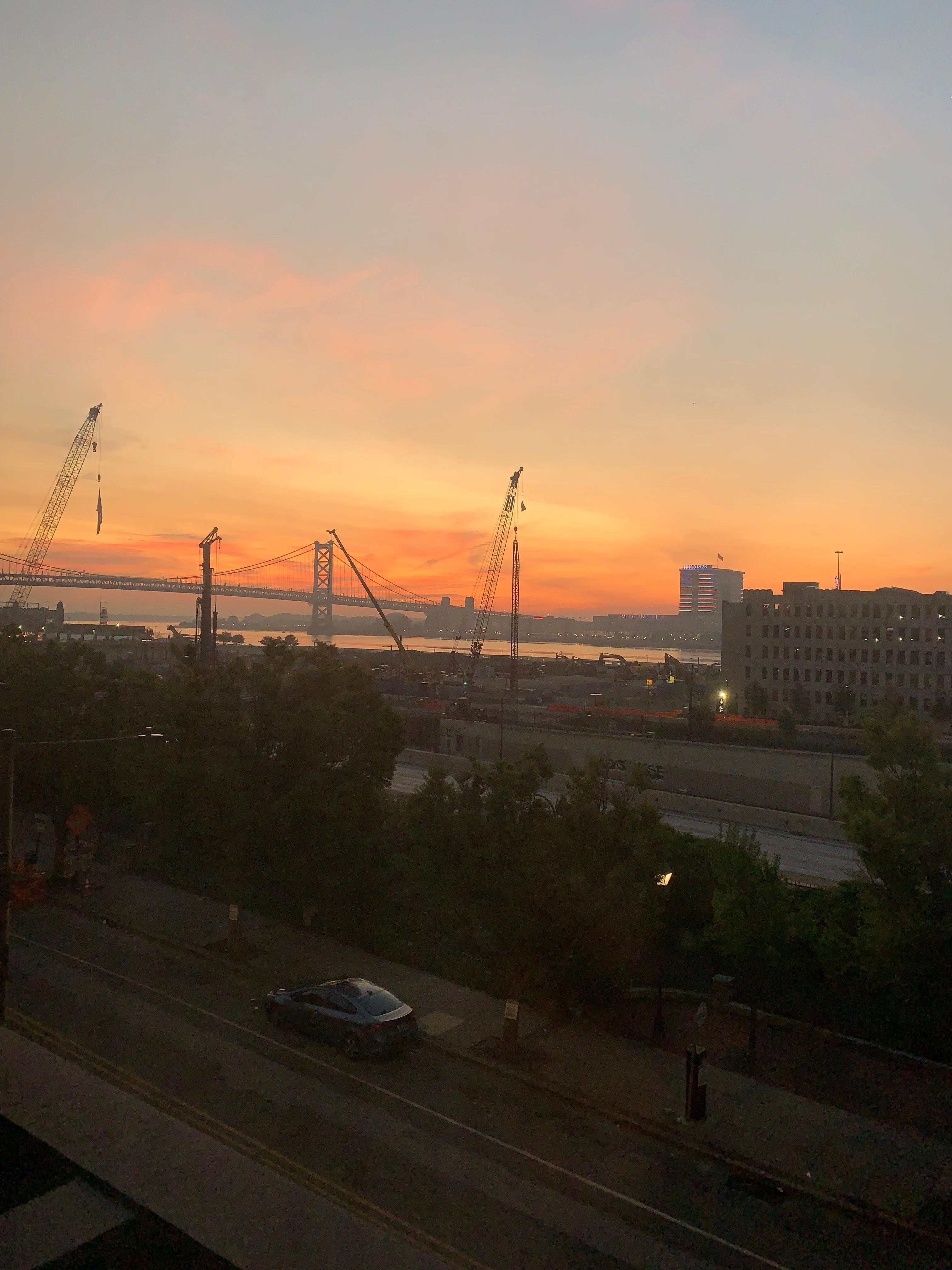 Sunrise on date of departure 7/5/2025
