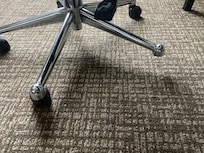Missing wheel,unusable desk chair
