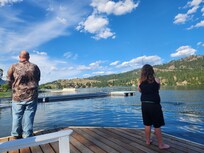 Fun fishing on the dock!