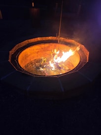 Night time fire.