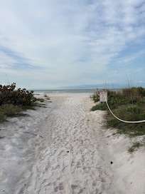View from beach entrance across the street.