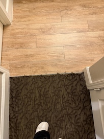 Ripped carpet