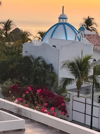 From the balcony