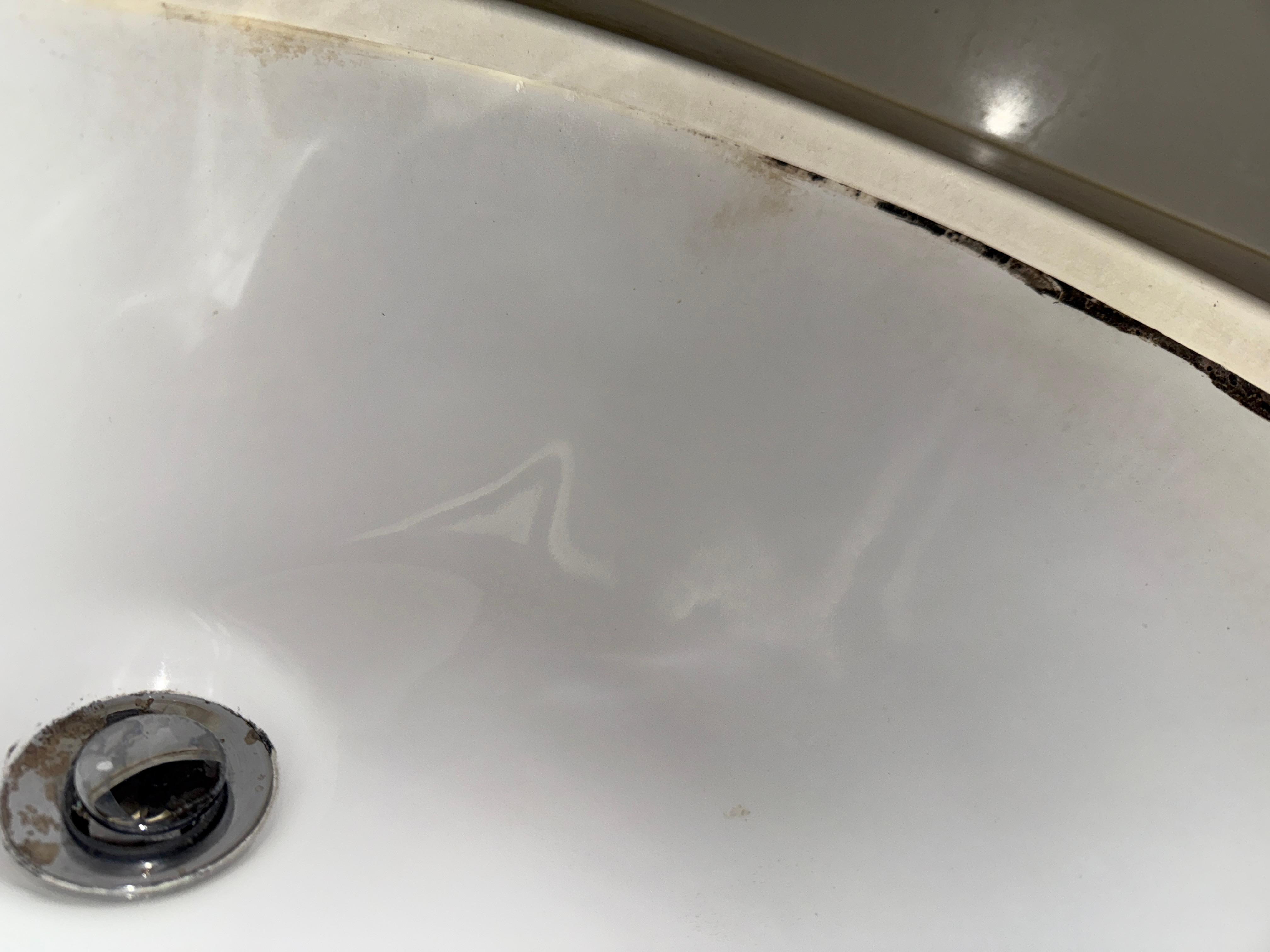 The bathroom sink