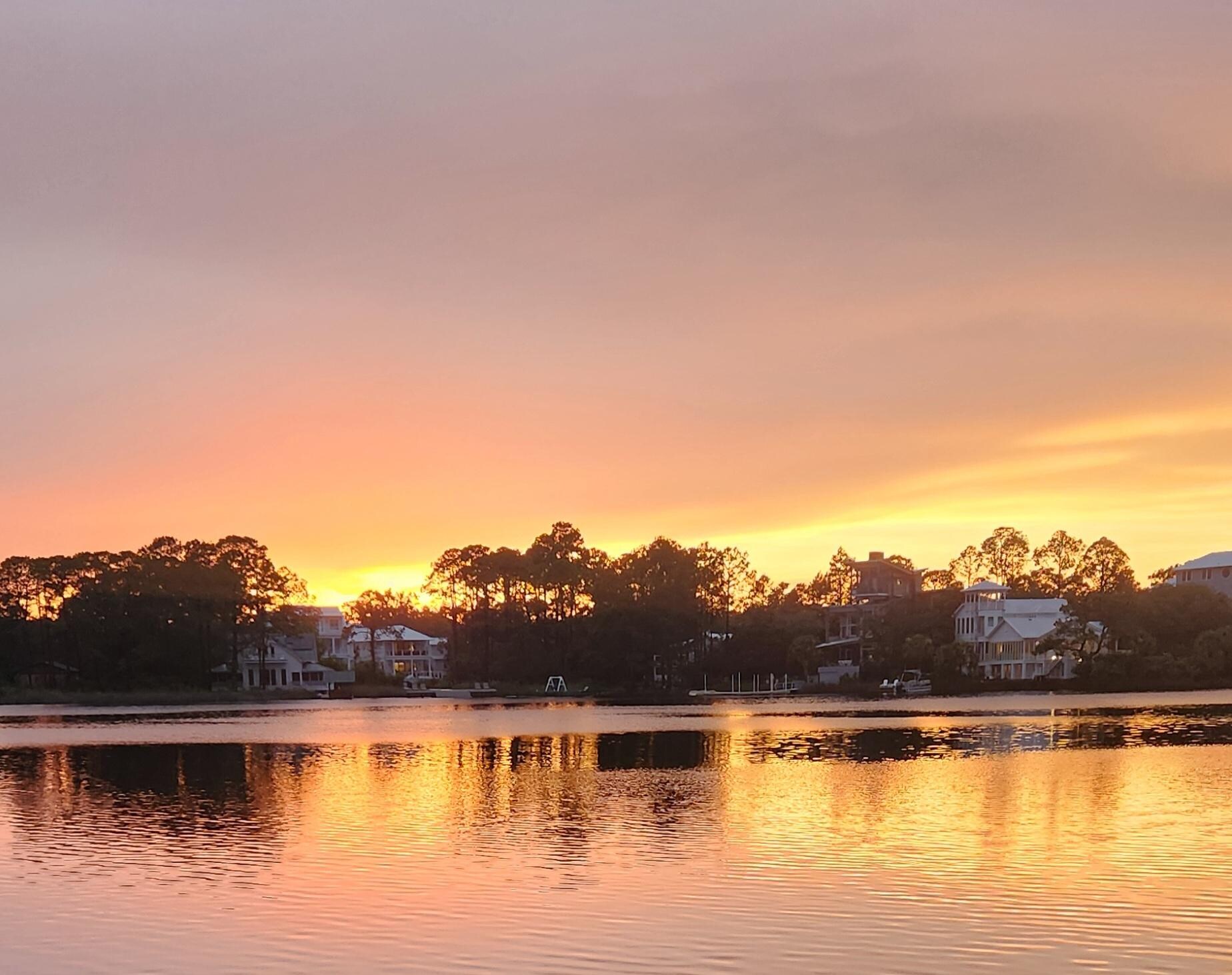 Sunset from the dock June 2025