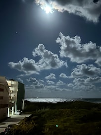 Night view from balcony