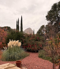 View from just outside the house.