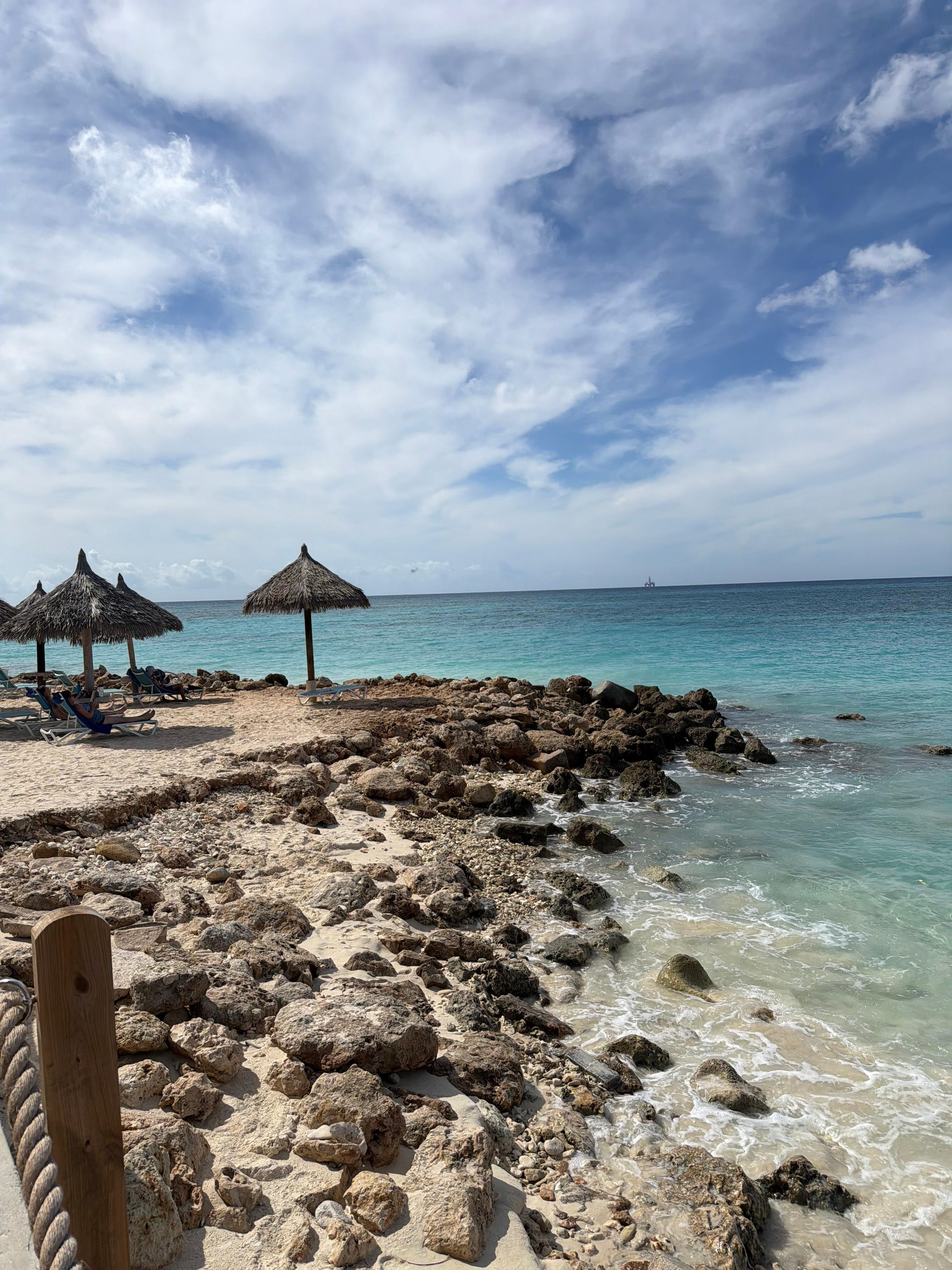 Shore line from our room