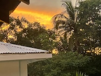 Sunset from the deck.