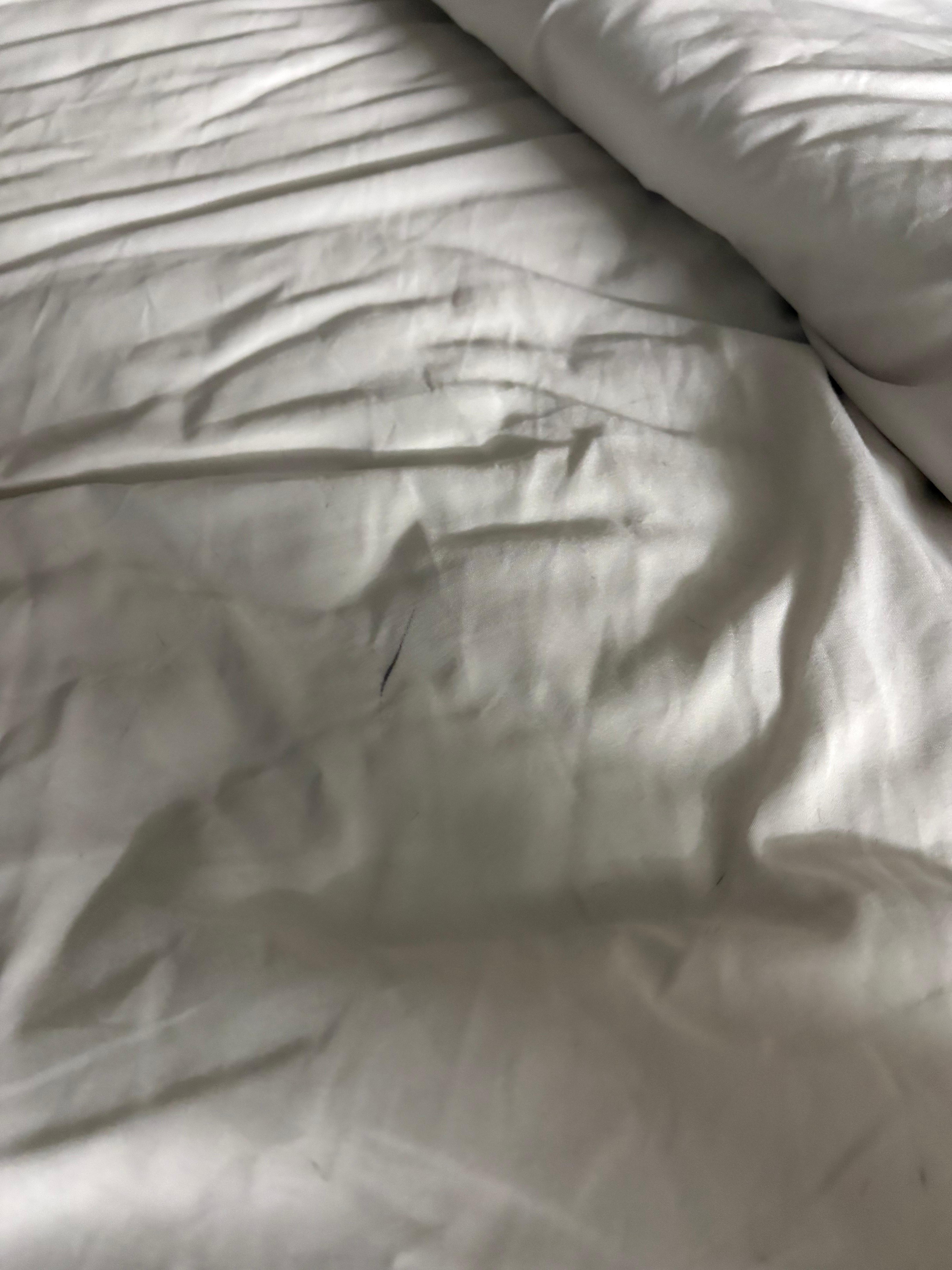 Dirt and marks on sheets!!