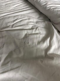 Dirt and marks on sheets!!