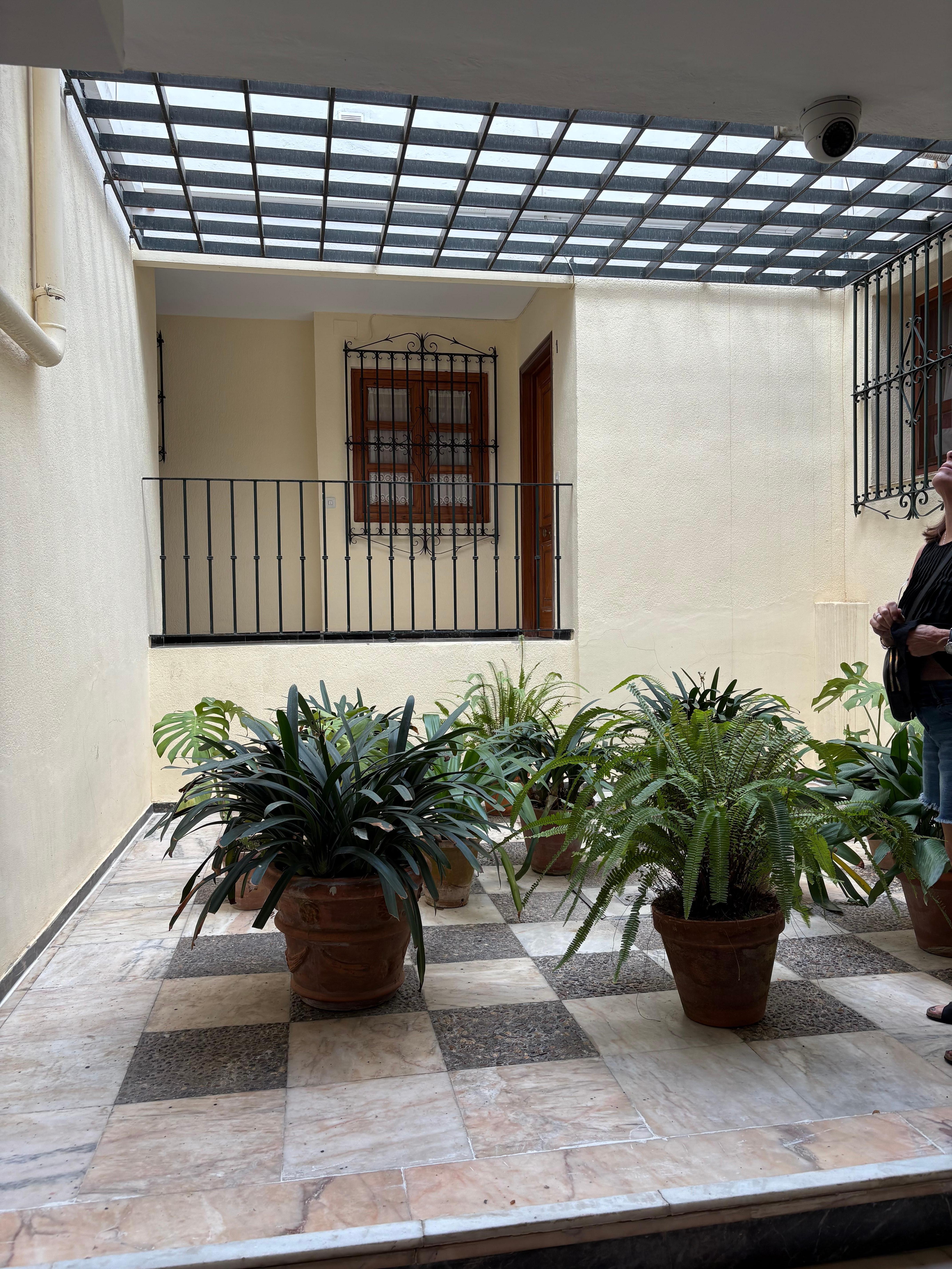 Entrance to building. 