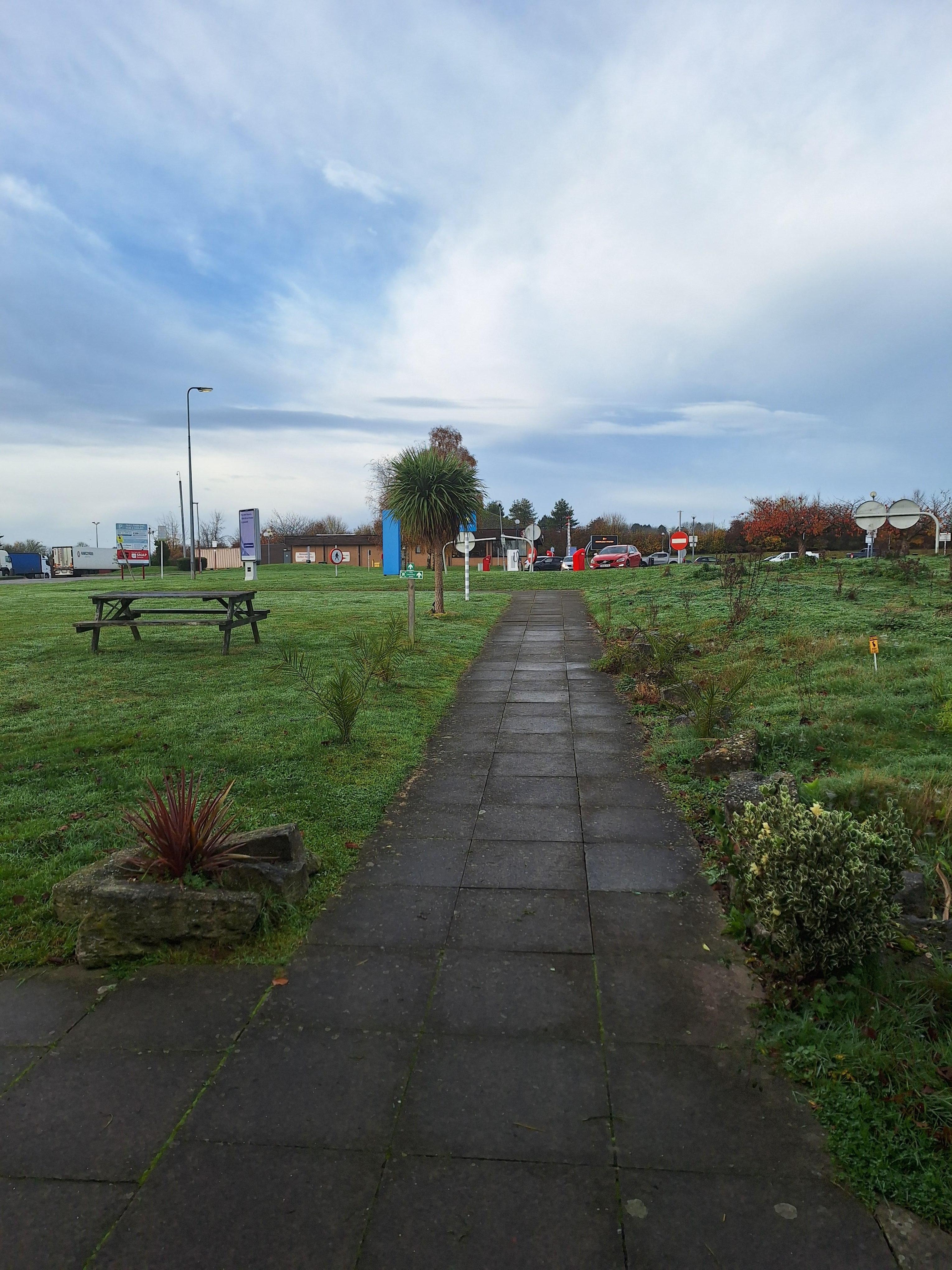 There's a Costa and McDonald's on site at the Service Station 