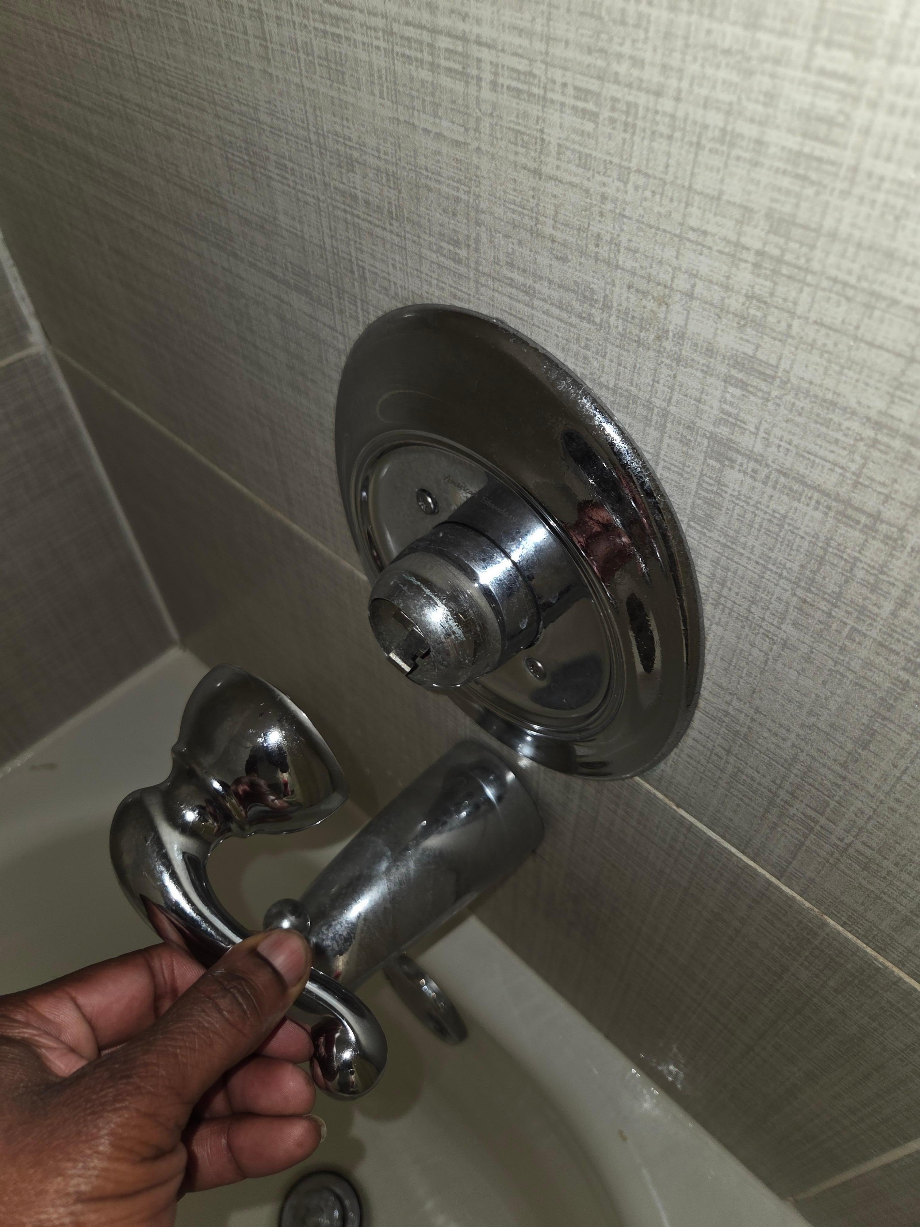Broken shower handle