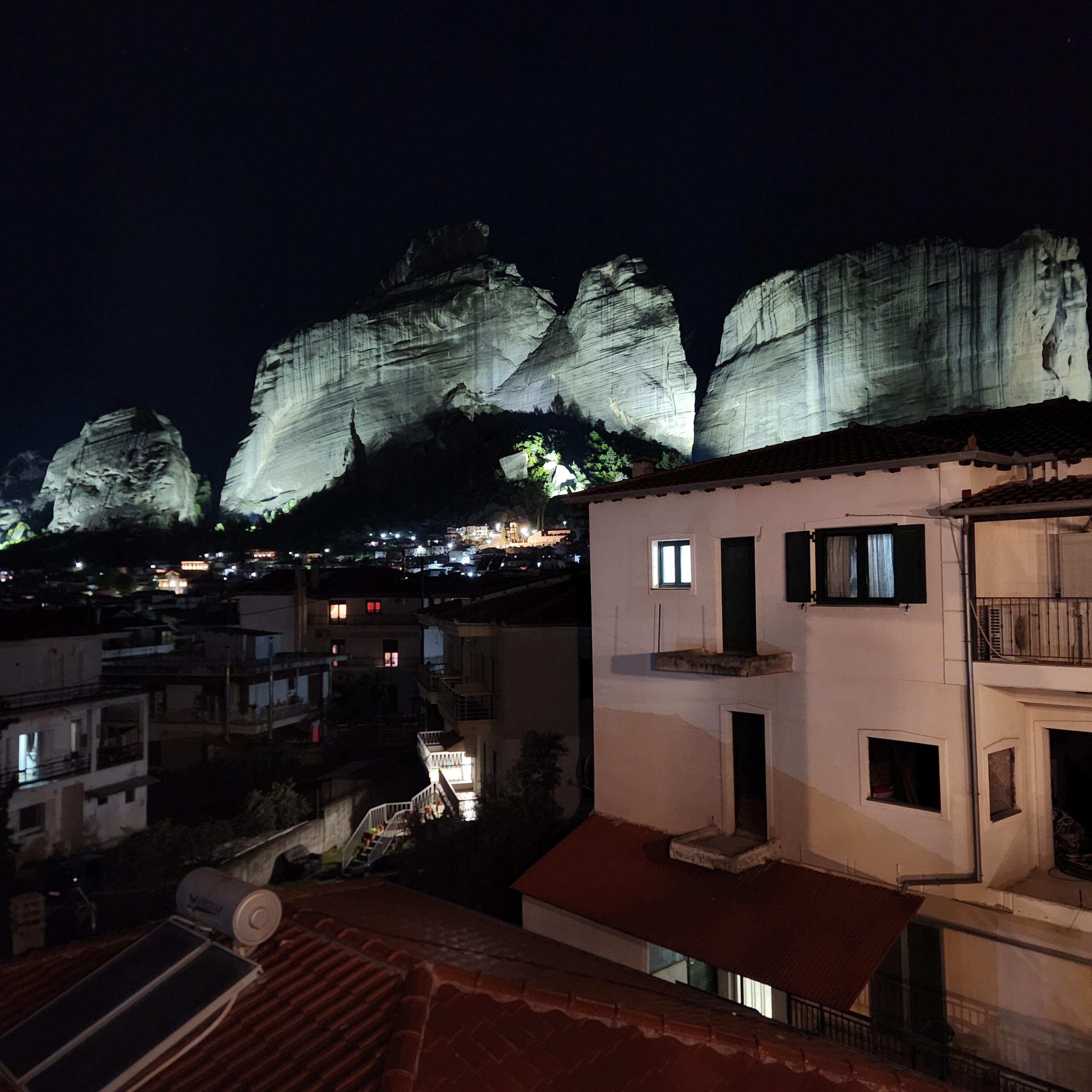 Night time view from the room!