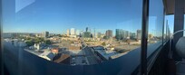 The view from the rooftop bar/restaurant
