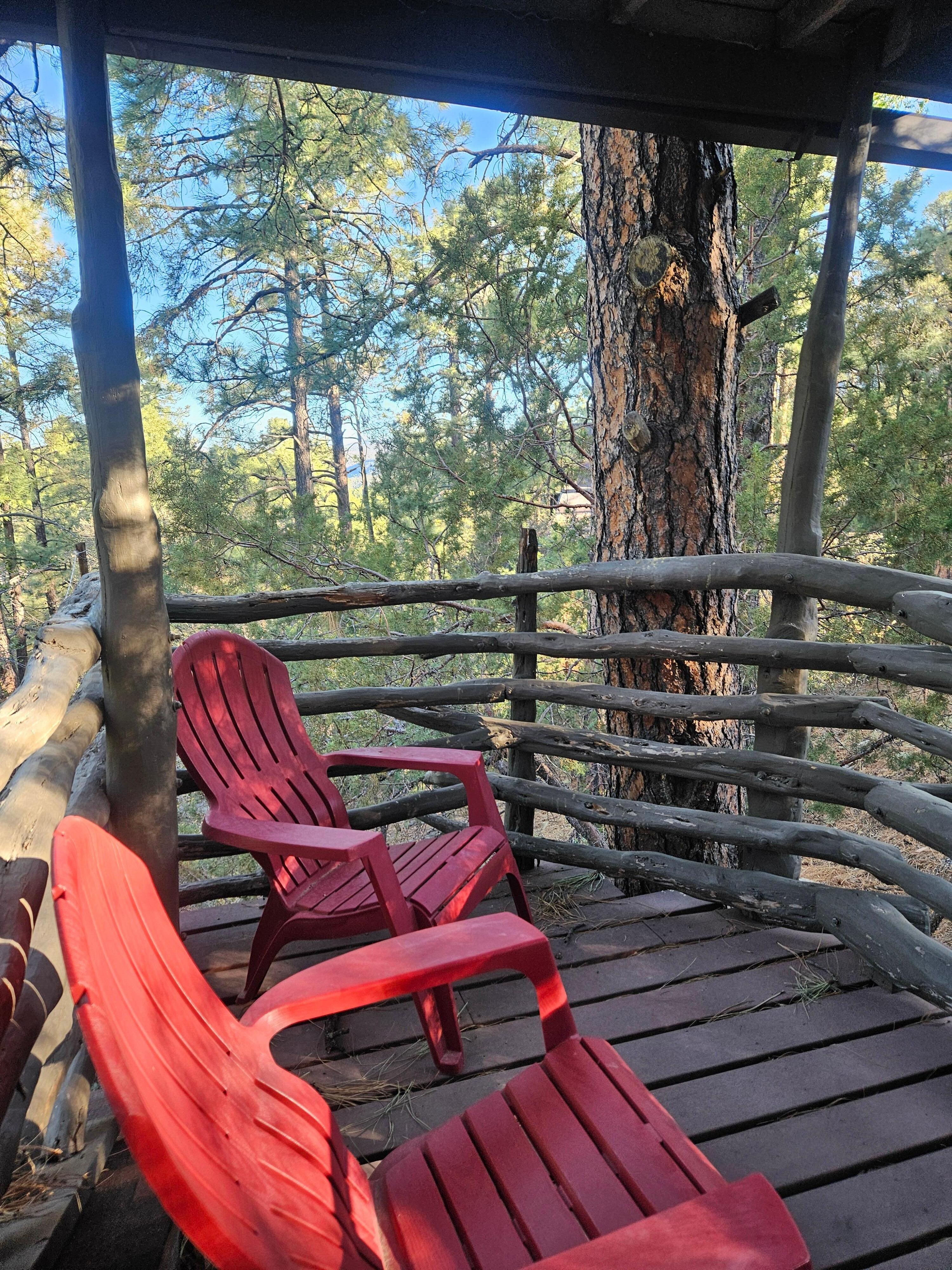 Porch in tree