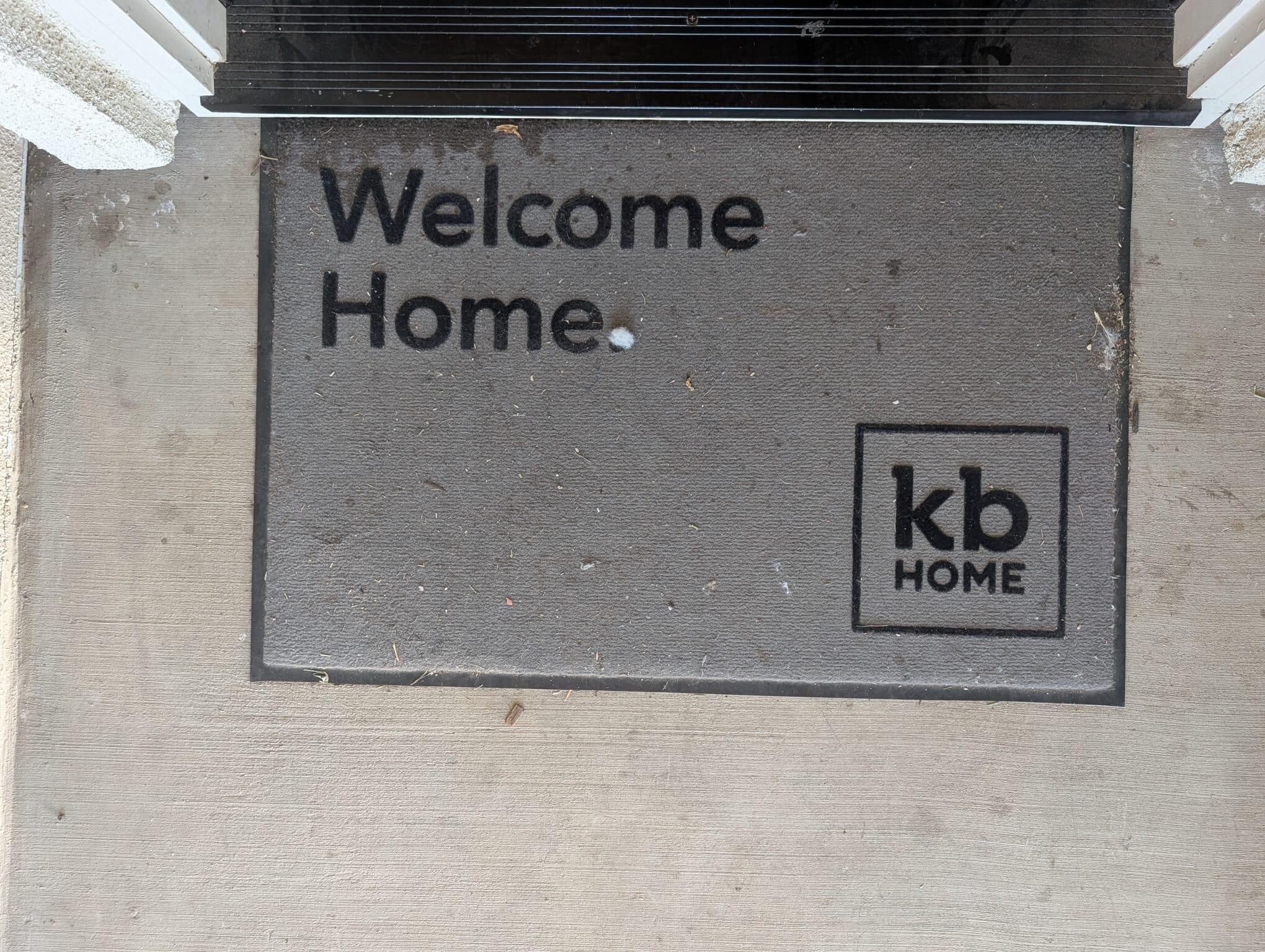 Dirty door mat
