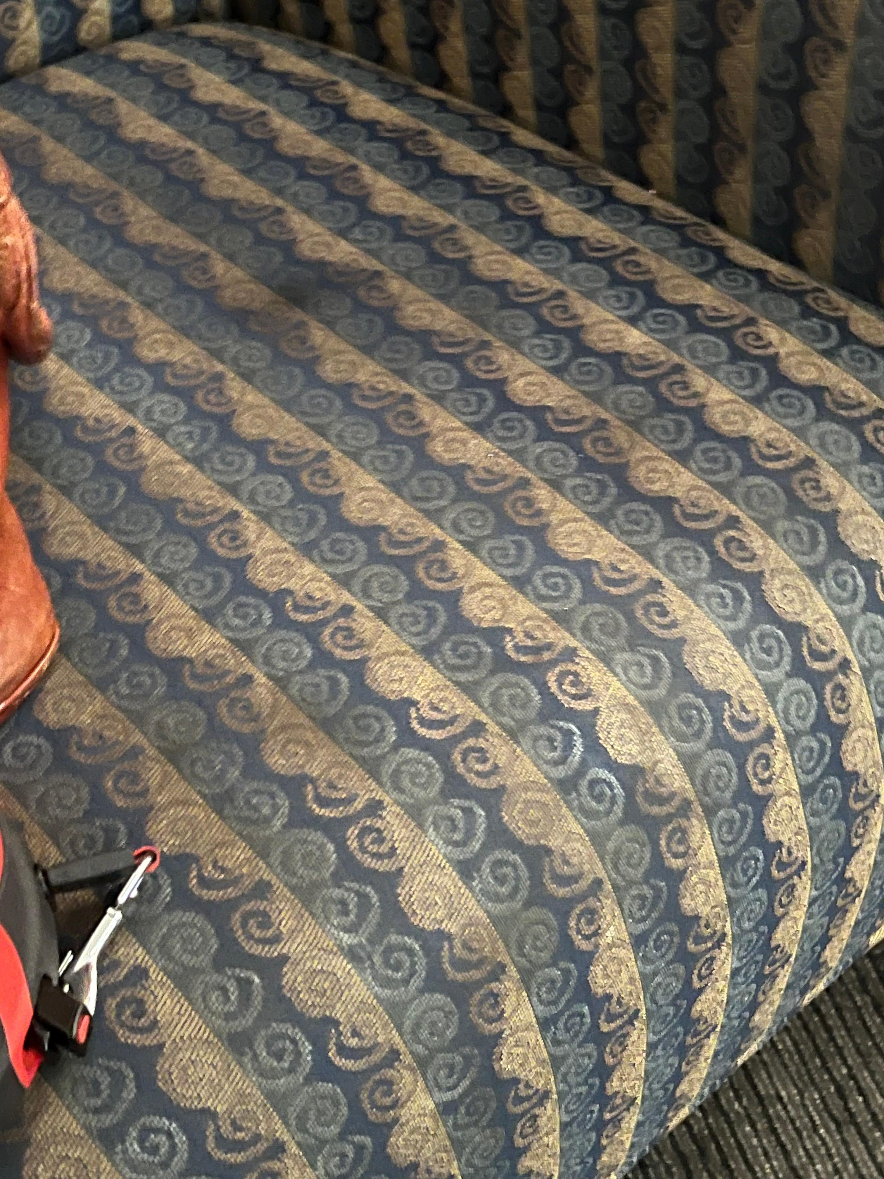 Disgusting stains all over the chairs