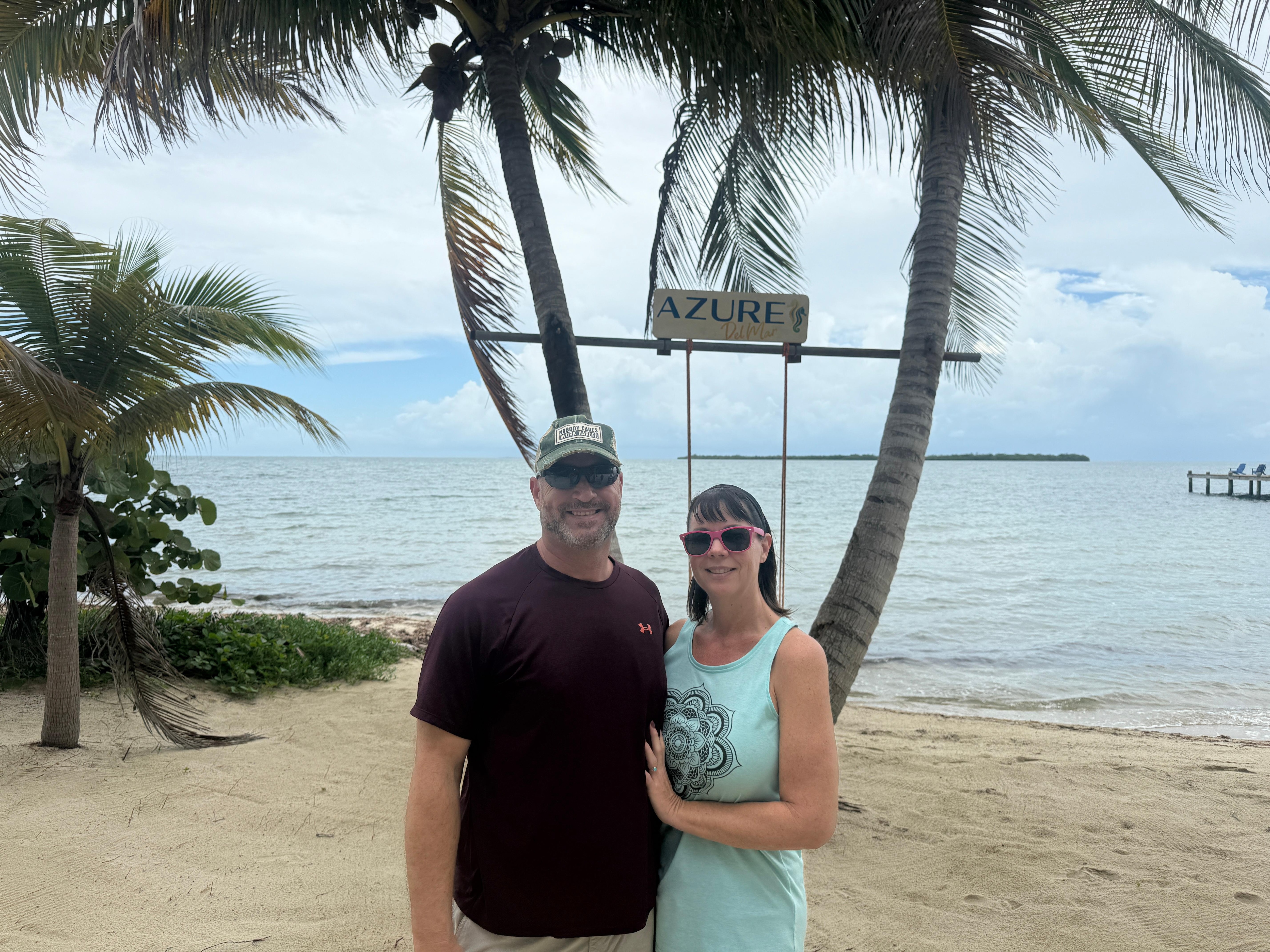 View from the beach. 