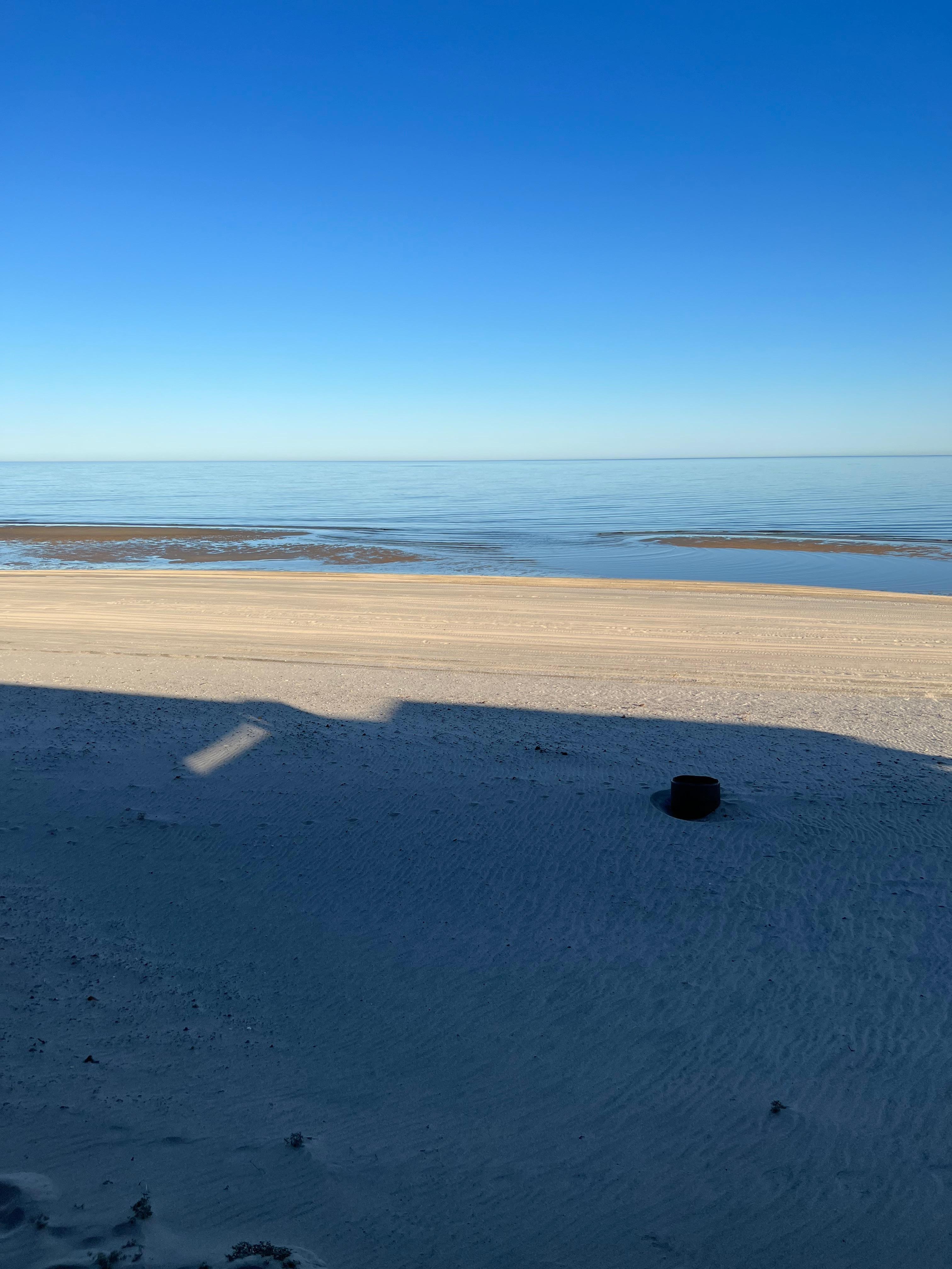 Beach view from deck